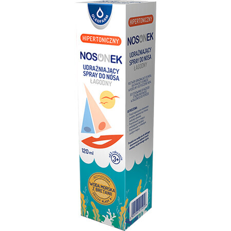 Nosonek, decongestant nasal spray, hypertonic, from 3 years, 120 ml