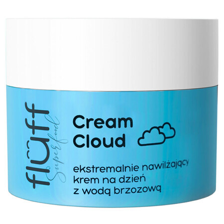 Fluff Superfood, Extreme moisturizing cream with birch water, Cream Cloud, 50 ml