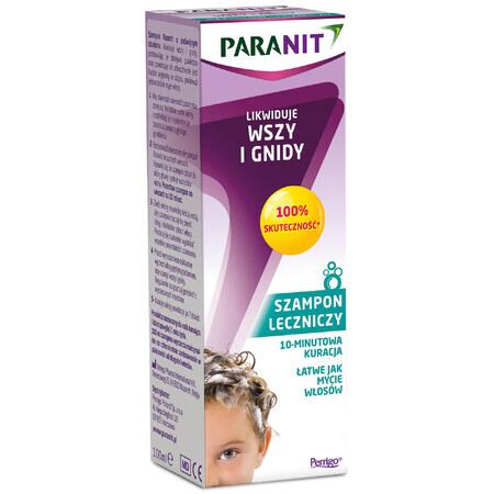 Paranit, champú medicinal para eliminar piojos y liendres, 100 ml