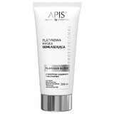 Apis Platinum Gloss Professional, mascarilla rejuvenecedora de platino con tripéptido de cobre y niacinamida, pieles maduras, 200 ml