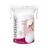 Cleanic Pure Effect, almohadillas cosméticas, ovaladas, 40 uds.