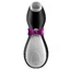 Satisfyer Penguin, masajeador de clítoris, aire, pingüino blanco y negro