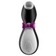 Satisfyer Penguin, masajeador de cl&#237;toris, aire, ping&#252;ino blanco y negro