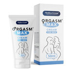 Medica-Group Orgasm Max Cream for Men, crema íntima para erecciones fuertes y prolongadas, 50 ml