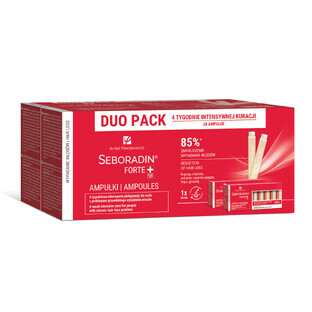 Seboradin Forte Duo Pack, Ampullen gegen Haarausfall, 5,5 ml x 28 Ampullen