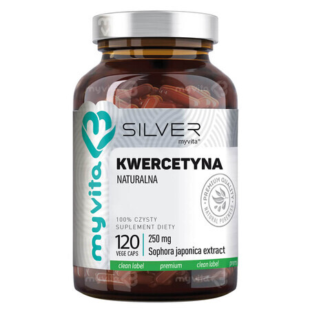 MyVita Silver Quercetin Natural, 120 capsule vegetale