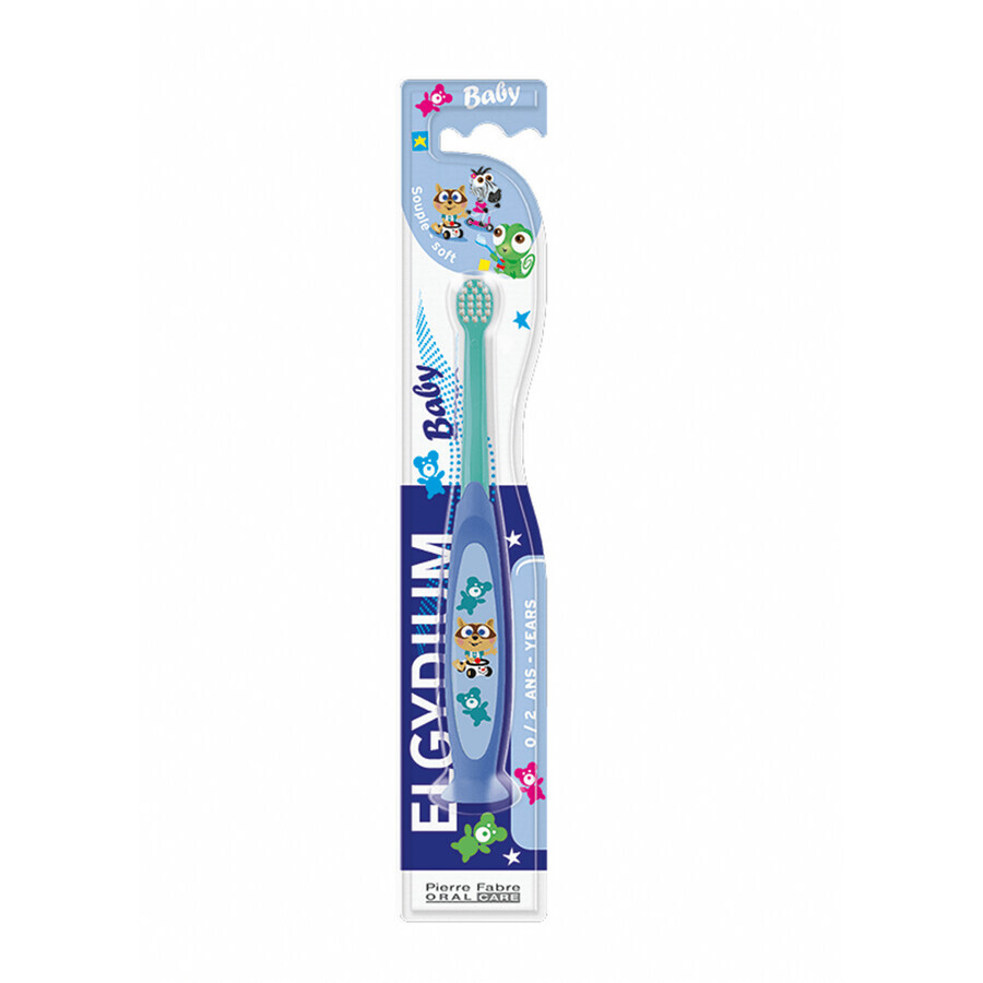 Elgydium Baby, brosse à dents pour enfants, 0-2 ans, 1 pièce