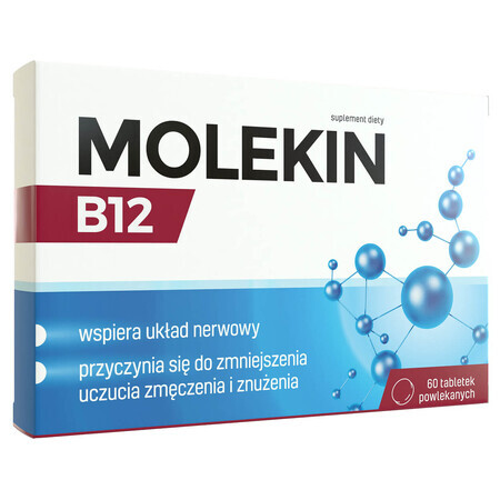 Molekin B12 100 µg, 60 comprimidos recubiertos con película