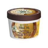 Garnier Fructis Hair Food Macadamia, mascarilla suavizante para cabello seco y rebelde, 400 ml