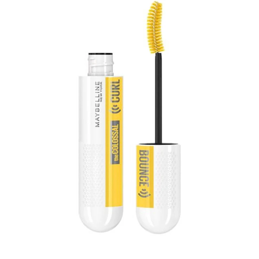 Maybelline The Colossal Curl Bounce, máscara de pestañas, 01 Very Black, 10 ml