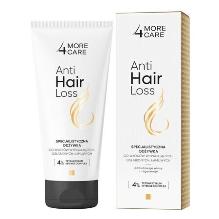 More 4 Care Anti Hair Loss, acondicionador especializado para cabellos caídos, debilitados y quebradizos, 200 ml