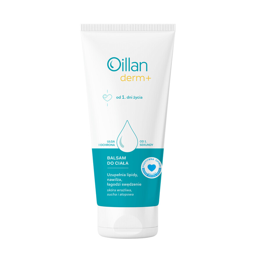 Oillan Derm+, loción corporal, a partir del día 1, 200 ml