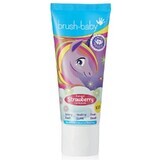 Brush-Baby, pasta dentífrica para niños mayores de 3 años, fresa, con flúor, 50 ml