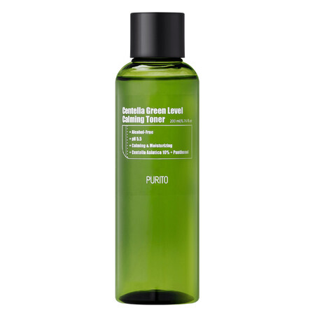 Purito Centella Grüner Beruhigender Toner mit Asiatischem Wassernabel-Extrakt, 200ml