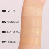 Eveline Cosmetics Satin Matt Foundation, Fond de ten matifiant pentru față, 102 Vanilla, 30 ml