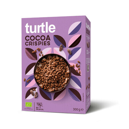 Céréales de riz croustillantes au cacao, 300g, Turtle