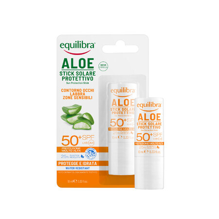 Equilibra Aloe, Sonnenschutzstift, SPF 50+, 10 ml