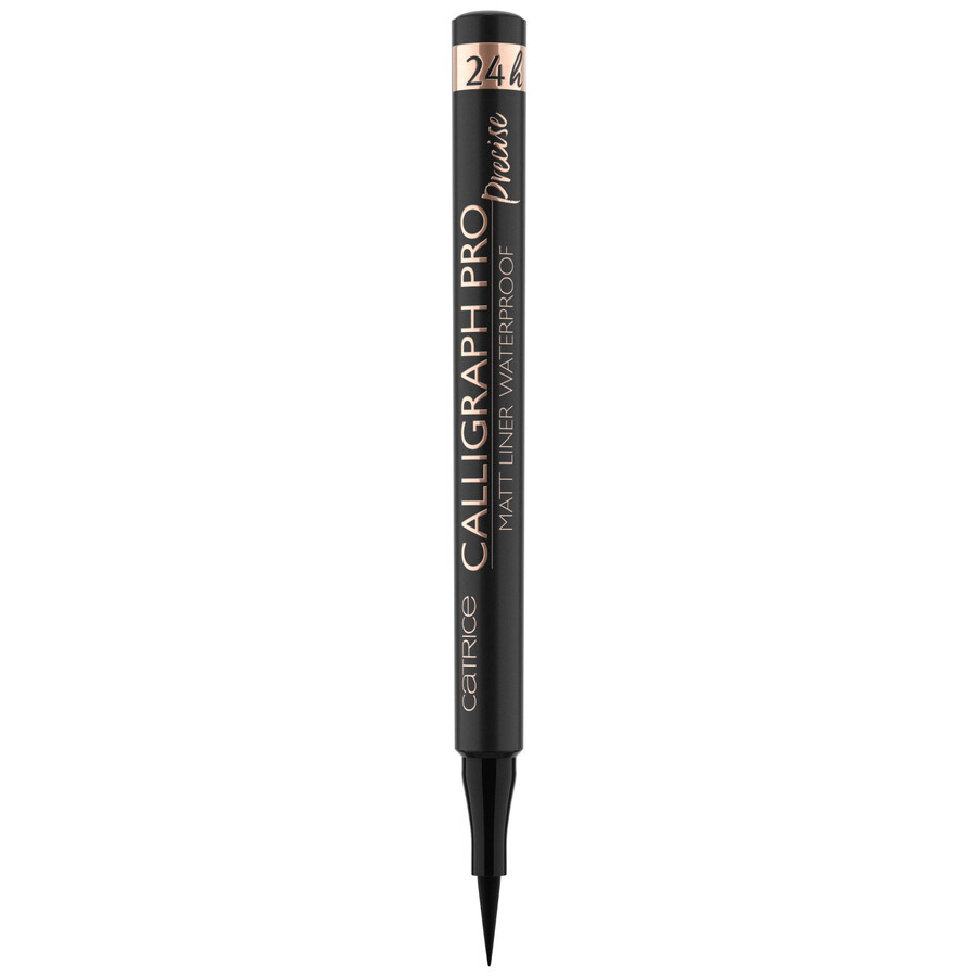 Catrice Calligraph Pro Precise 24h, waterproof eyeliner, mat, nr. 010 zwart, 1,2 ml