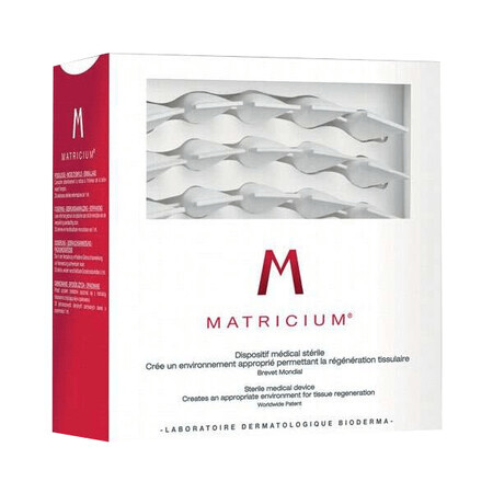 Bioderma Matricium, regeneración cutánea intensiva, 1 ml x 30 ampollas