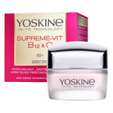 Yoskine Supreme-Vit B12 + C 60+, crema de día antiarrugas rellenadora, 50 ml