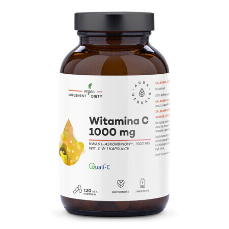 Aura Herbals Vitamin C 1000 mg, 120 capsules