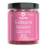 MyVita Kolagen Beauty, rollos de gelatina, 120 unidades