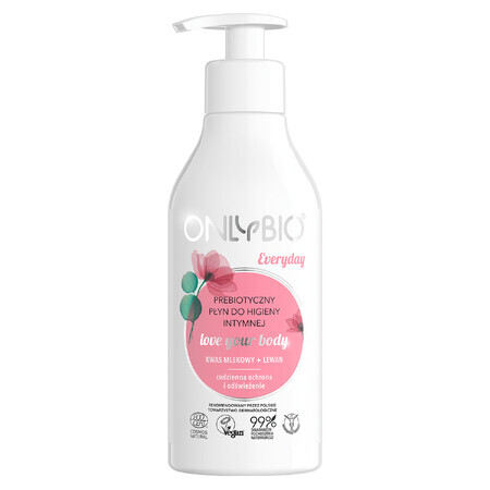 OnlyBio Everyday, loción prebiótica para la higiene íntima, 250 ml