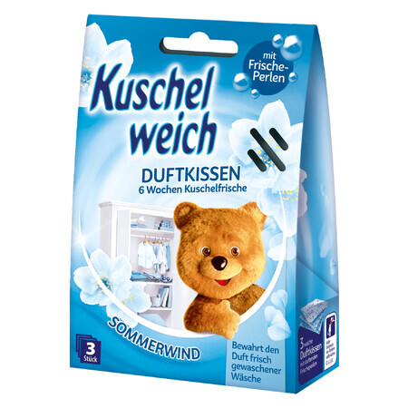 Kuschelweich, bolsitas perfumadas, Sommerwind, 3 piezas