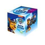 Paw Patrol, Chase bola de baño efervescente, mora, 165 g