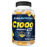 Allnutriton C1000 SR, vitamina C 1000 mg, 120 cápsulas