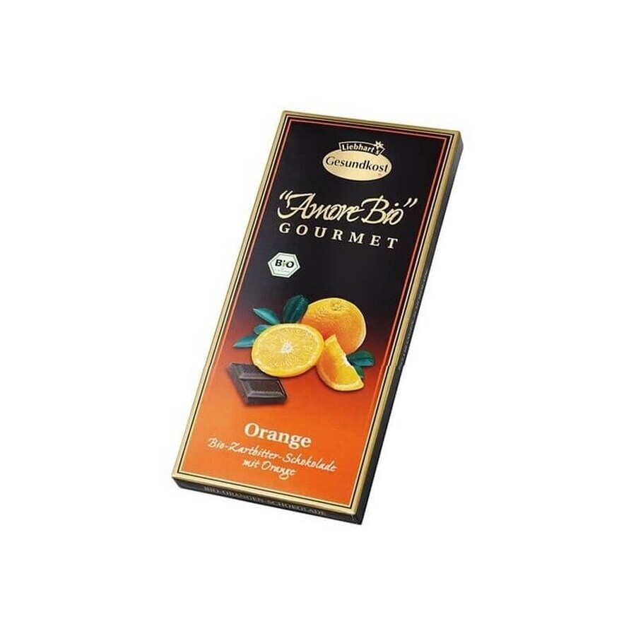 Bittere chocolade met sinaasappelen 55% cacao, 100g, Pronat