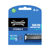 Wilkinson Sword Hydro 5, replacement cartridges, Skin Protection Regular, 8 pieces