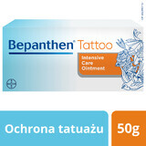 Bepanthen Tattoo Crema Intensiva per la Cura e la Protezione della Pelle Tatuata, 50g