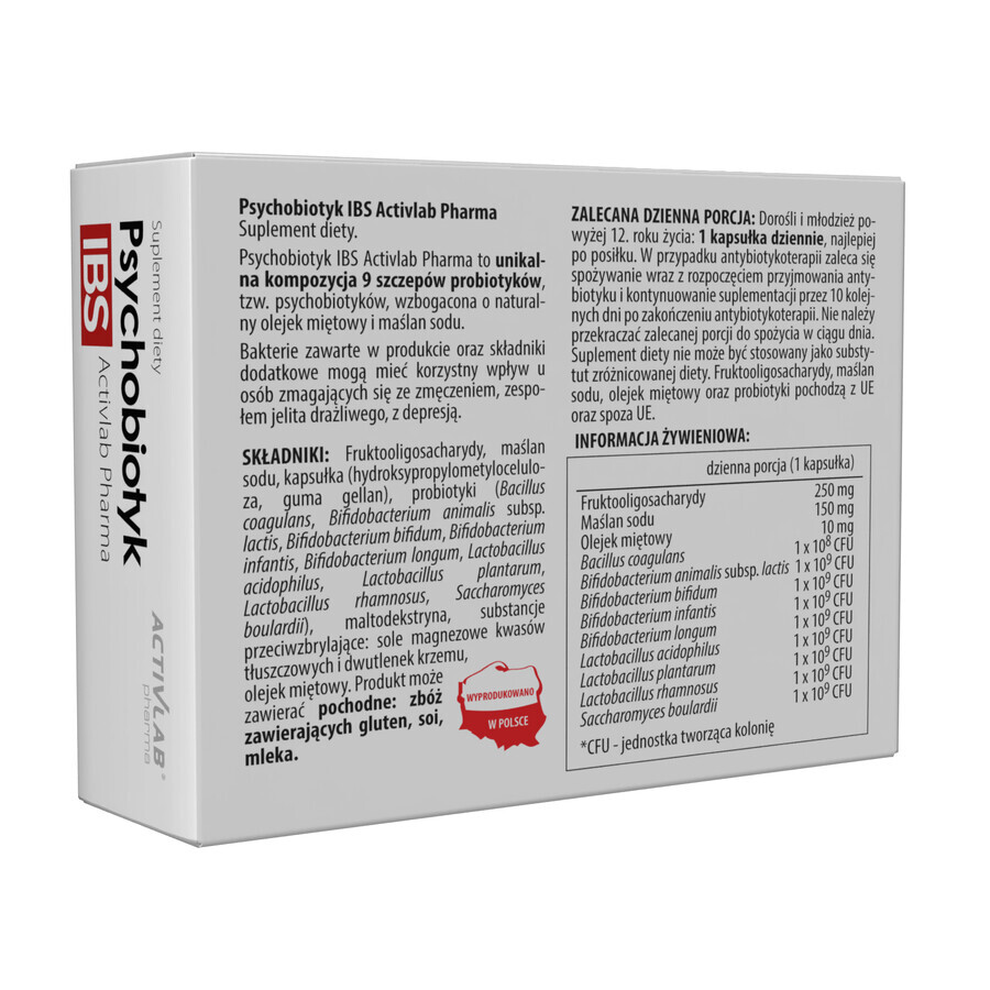 Activlab Pharma SII Psicobiótico, 20 cápsulas enterales