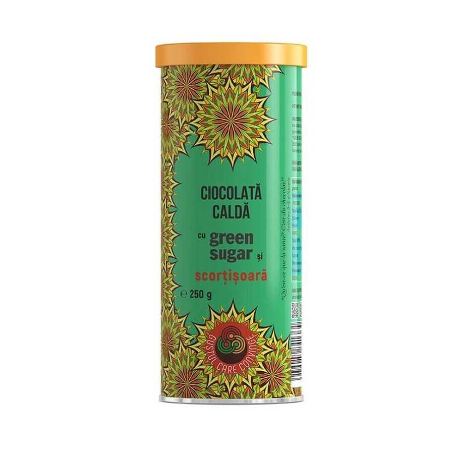 Chocolate caliente con canela y azúcar verde, 250 g, Remedia