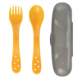 Canpol Babies Baby Cutlery Set Boxed Orange From 12 Months 1 Piece