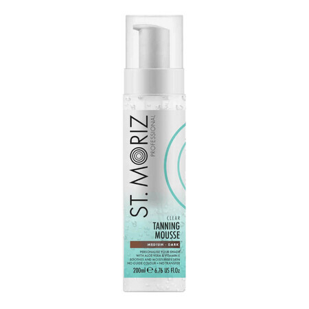 St. Moriz Profesional, Mousse autobronceadora incolora, medio oscuro, 200 ml