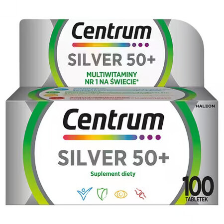 Centrum Silver 50+, 100 comprimidos