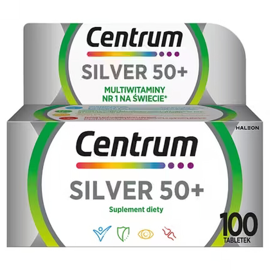 Centrum Silver 50+, 100 comprimidos