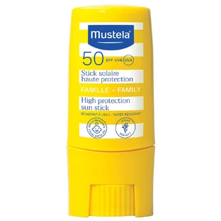 Zestaw Mustela Sun Fun In The Sun, mleczko przeciwsłoneczne, SPF 50+, 100 ml + sztyft przeciwsłoneczny, SPF 50, 9 ml