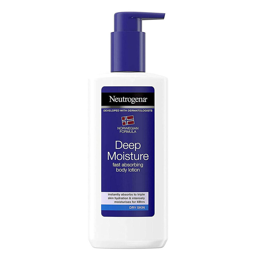 Neutrogena Fórmula Noruega, Hidratación Profunda, emulsión corporal profundamente hidratante, 400 ml