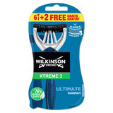 Wilkinson Sword Xtreme3 Ultimate Plus Disposable Razors 6pcs + 2pcs Free