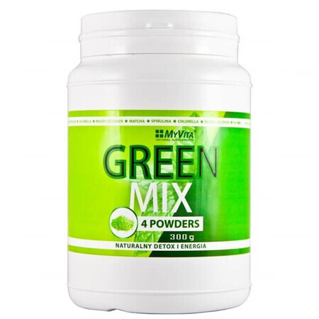 MyVita Green Mix 4 Polvos, 300 g