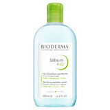 Bioderma Sebium H2O, loción micelar para pieles grasas, mixtas y con tendencia acneica, 500 ml