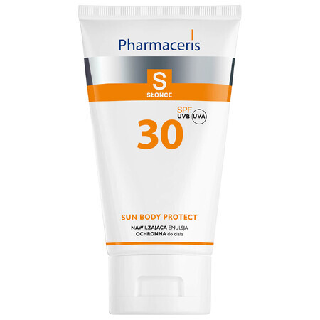 Pharmaceris S, Sun Body Protect, emulsión solar hidratante SPF 30, 150 ml