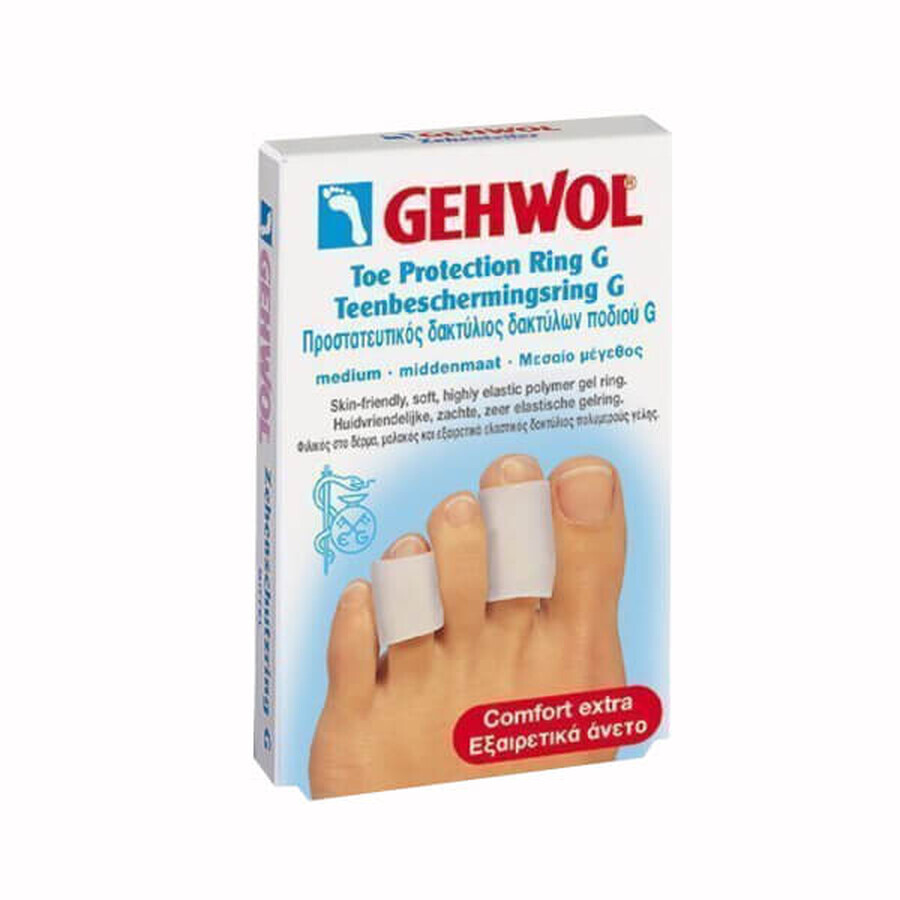 Gehwol Zehenschutzring G, anillo de protección de dedos, mini, 2 piezas