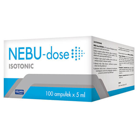 Nebu-Dose Isotonic, solución 0,9% para nebulización, 5 ml x 100 ampollas