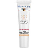 Pharmaceris F, fluido opaco para piel vascular SPF 20, nº 30, opal, 30 ml