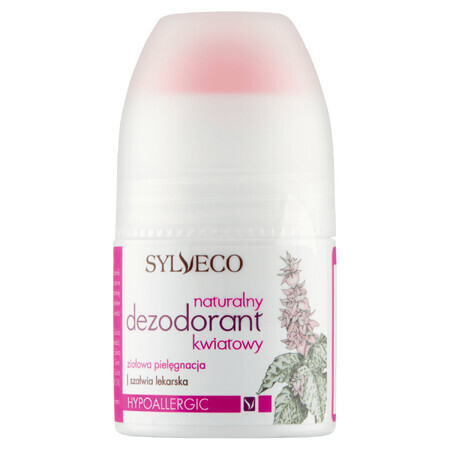 Sylveco, natuurlijke bloemendeodorant, roll-on, 50 ml