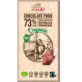 Chocolate negro ecológico 73% cacao, 100g, Pronat